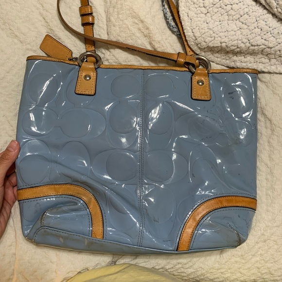 Vintage Coach Purse ** broken strap** - Picture 6 of 10